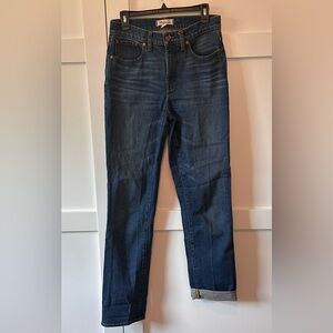 Madewell High-Rise Straight Leg Jeans – Medium Wash (Size 27)